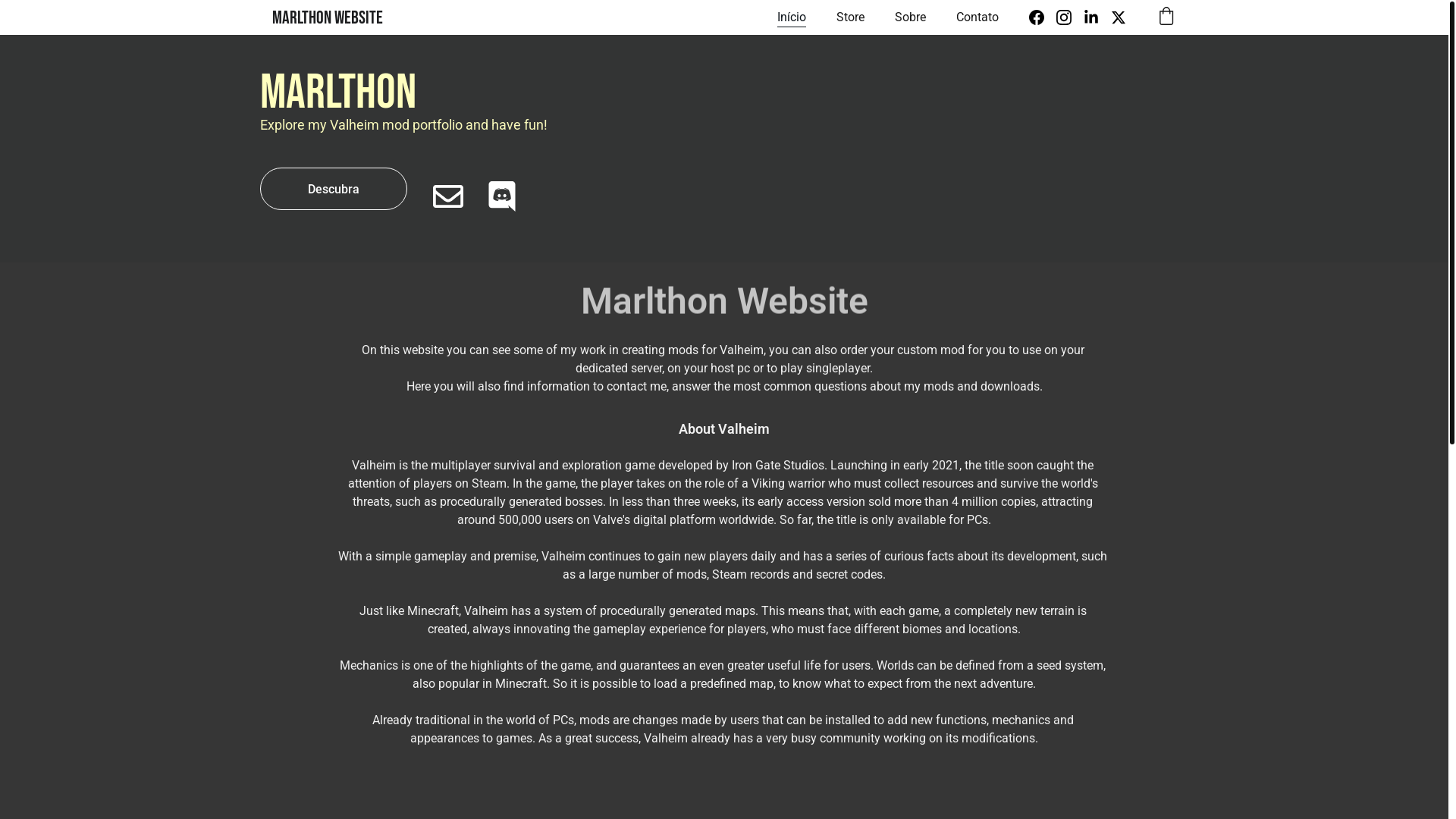 website screenshot of https://marlthon.site/