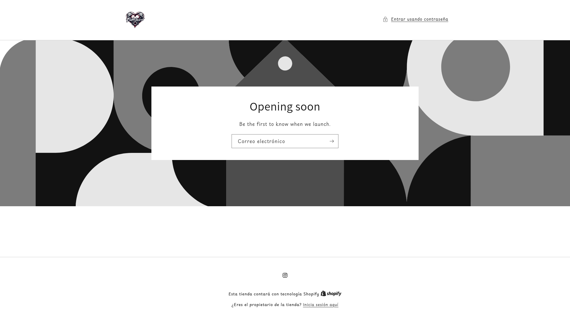 website screenshot of https://bikerheart.es/