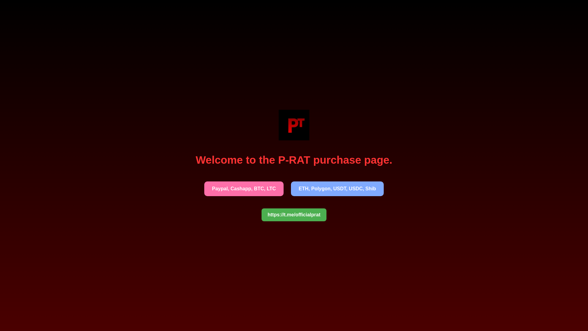 website screenshot of https://pratstealer.top/