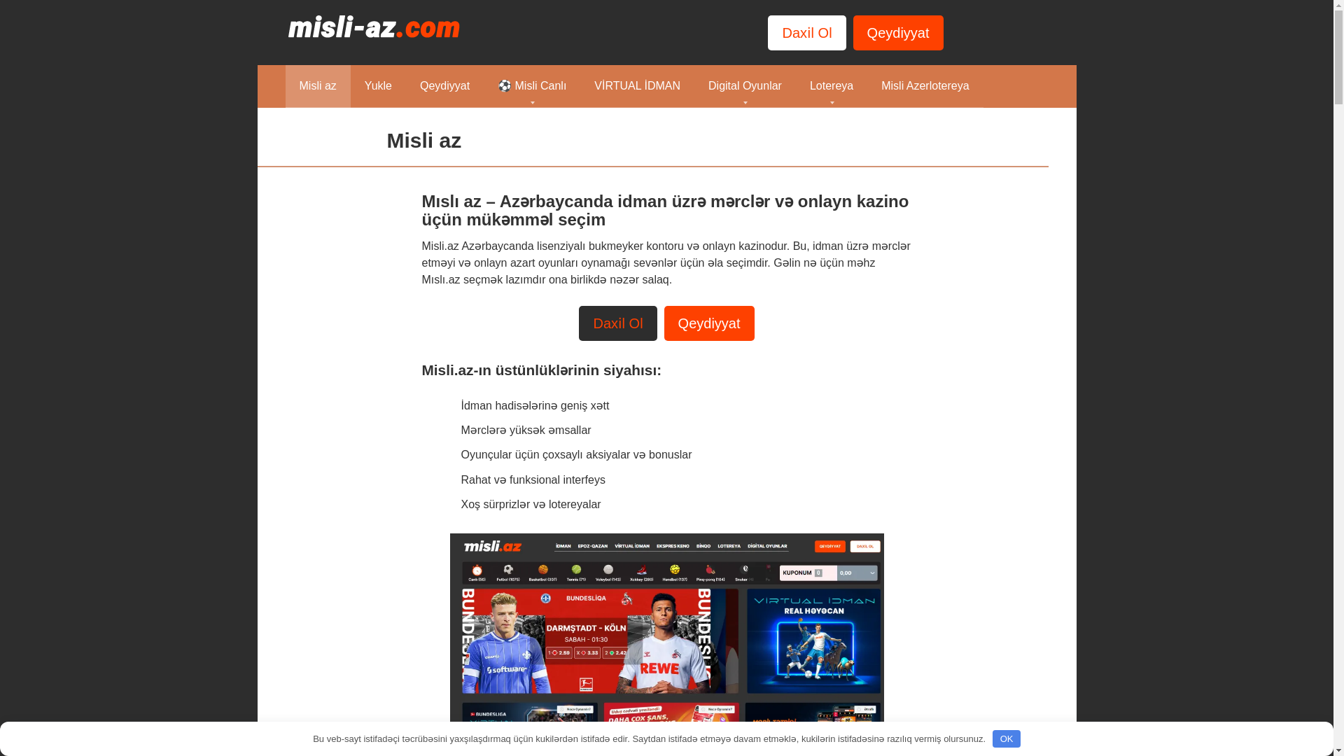 website screenshot of https://misli-azau.online/