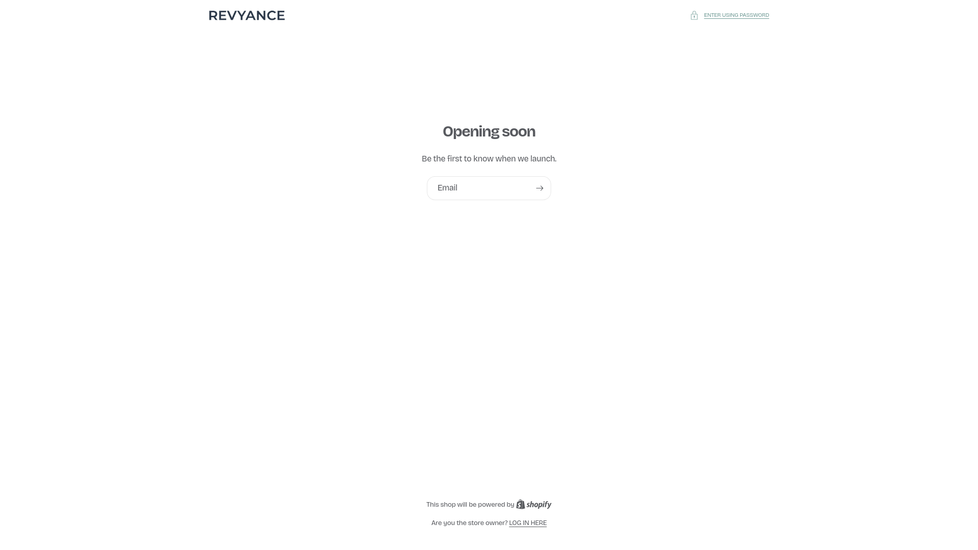 website screenshot of https://revyance.com/