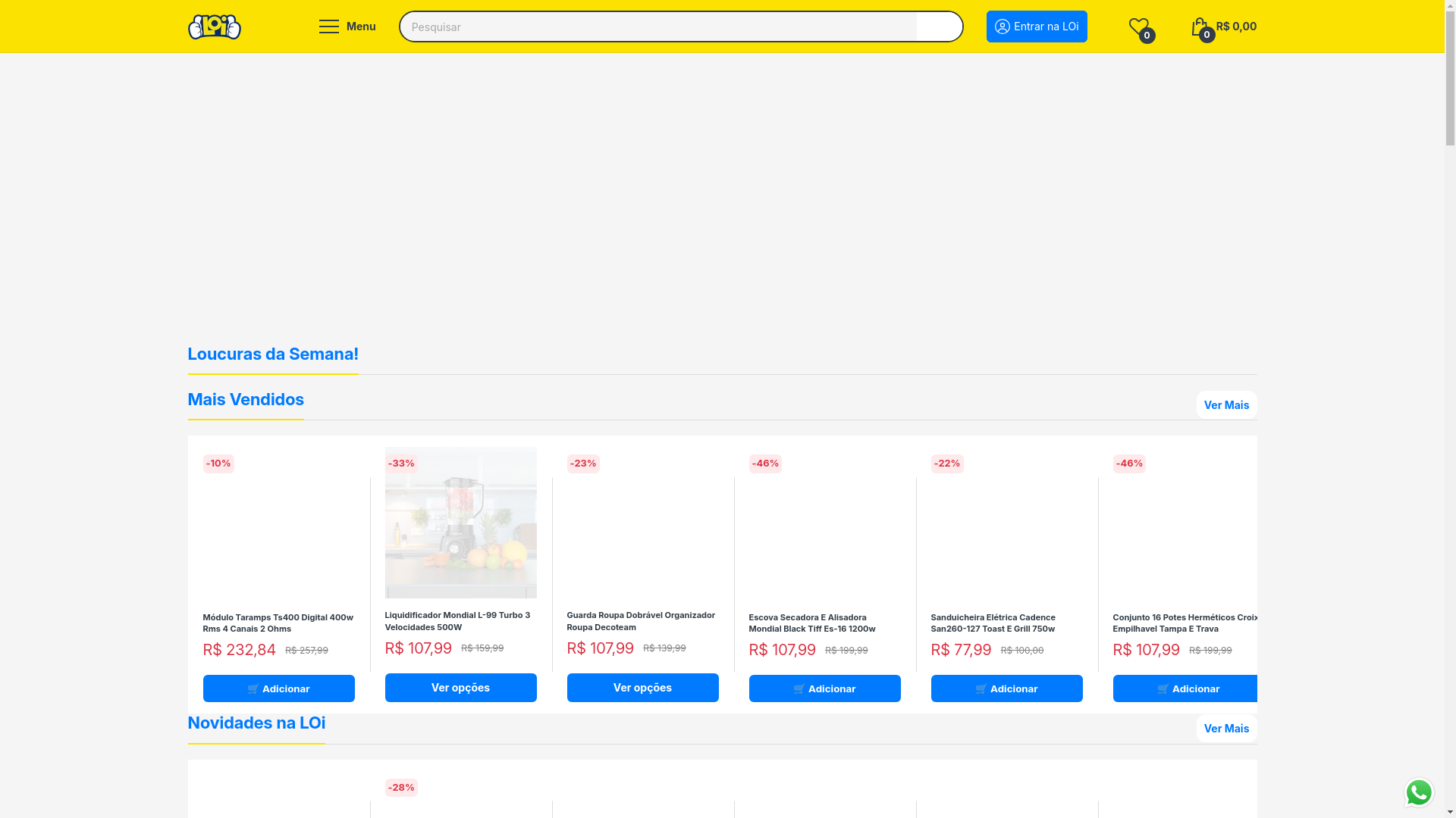 website screenshot of https://chinadealsbrasil.com.br/