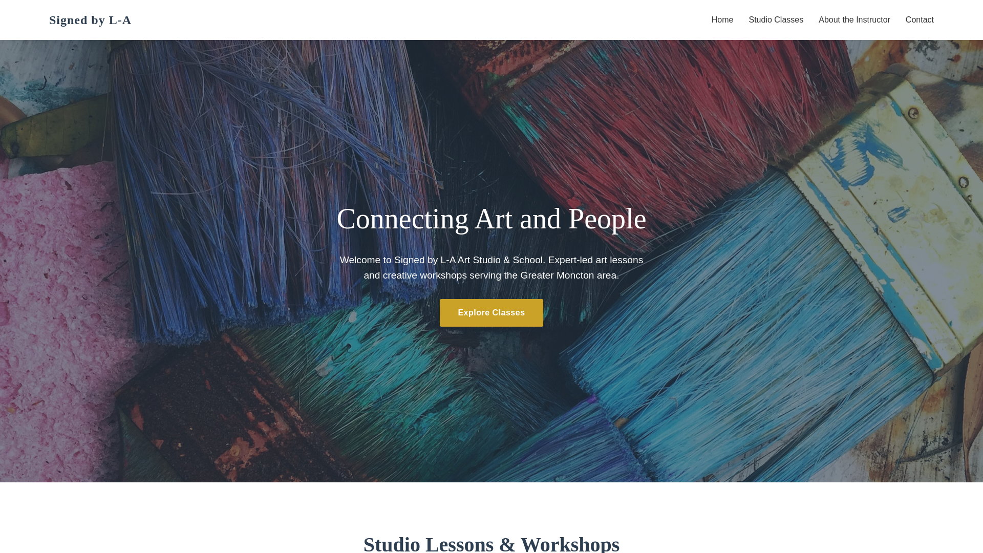 website screenshot of https://signedbylaschool.pages.dev/