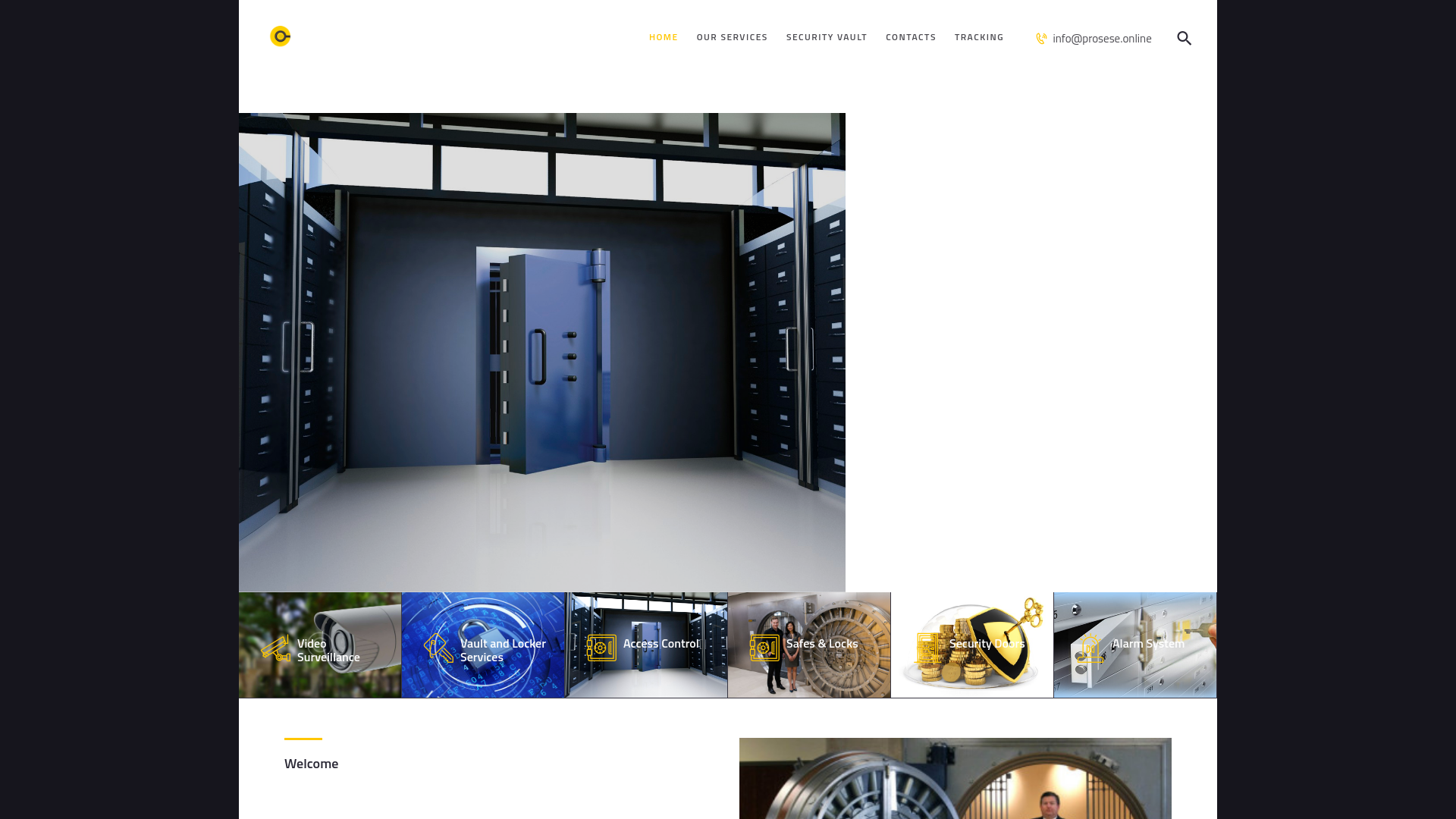 website screenshot of https://prosese.online/