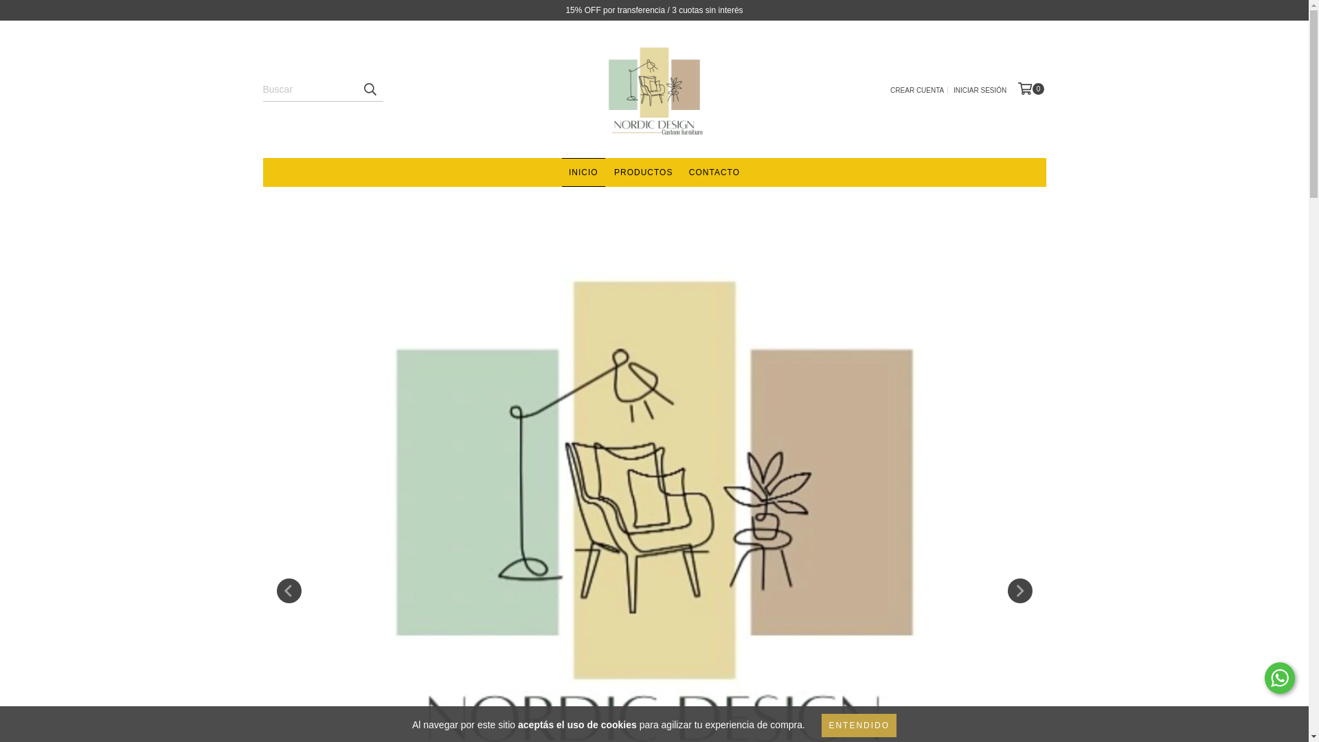 website screenshot of https://nordicdesign.com.ar/