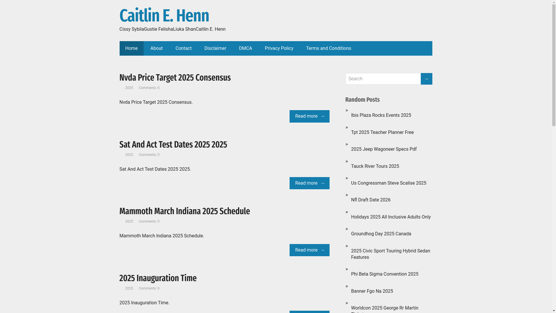 website screenshot of https://caitlinehenn.pages.dev/