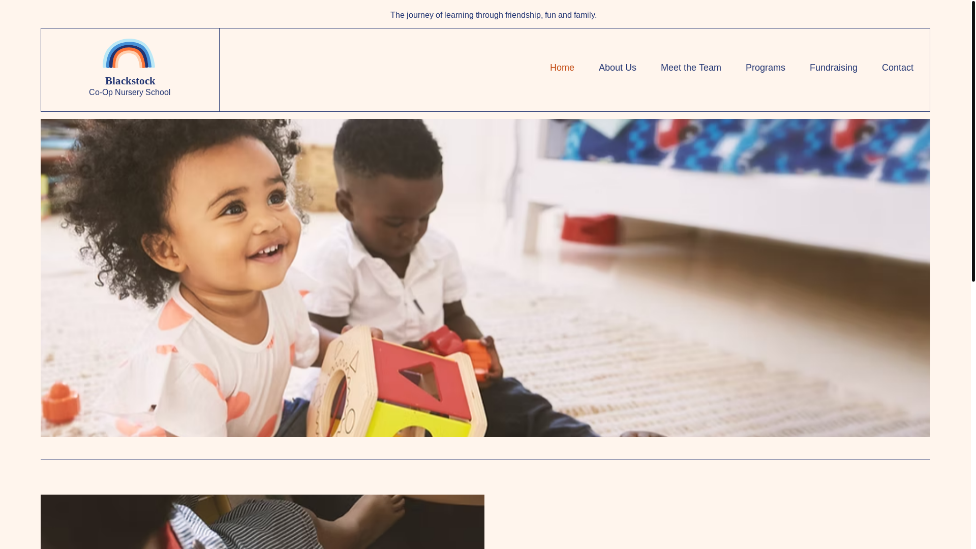 website screenshot of https://blackstockcoopnurseryschool.ca/