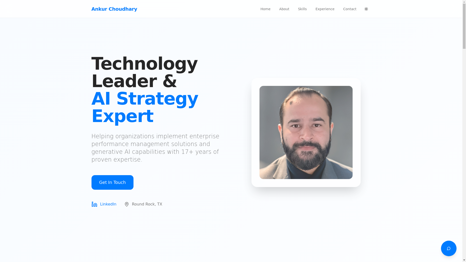 website screenshot of https://ankurchdry.com/