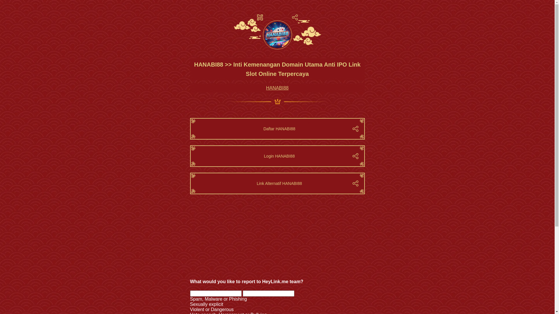 website screenshot of https://hanabislot88.pages.dev/