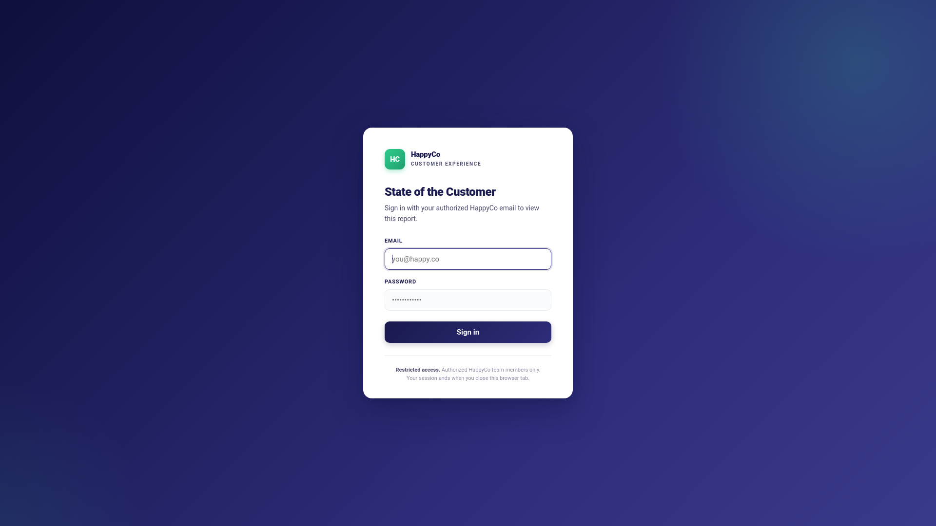 website screenshot of https://hco-state-of-the-customer-q2-2026.pages.dev/