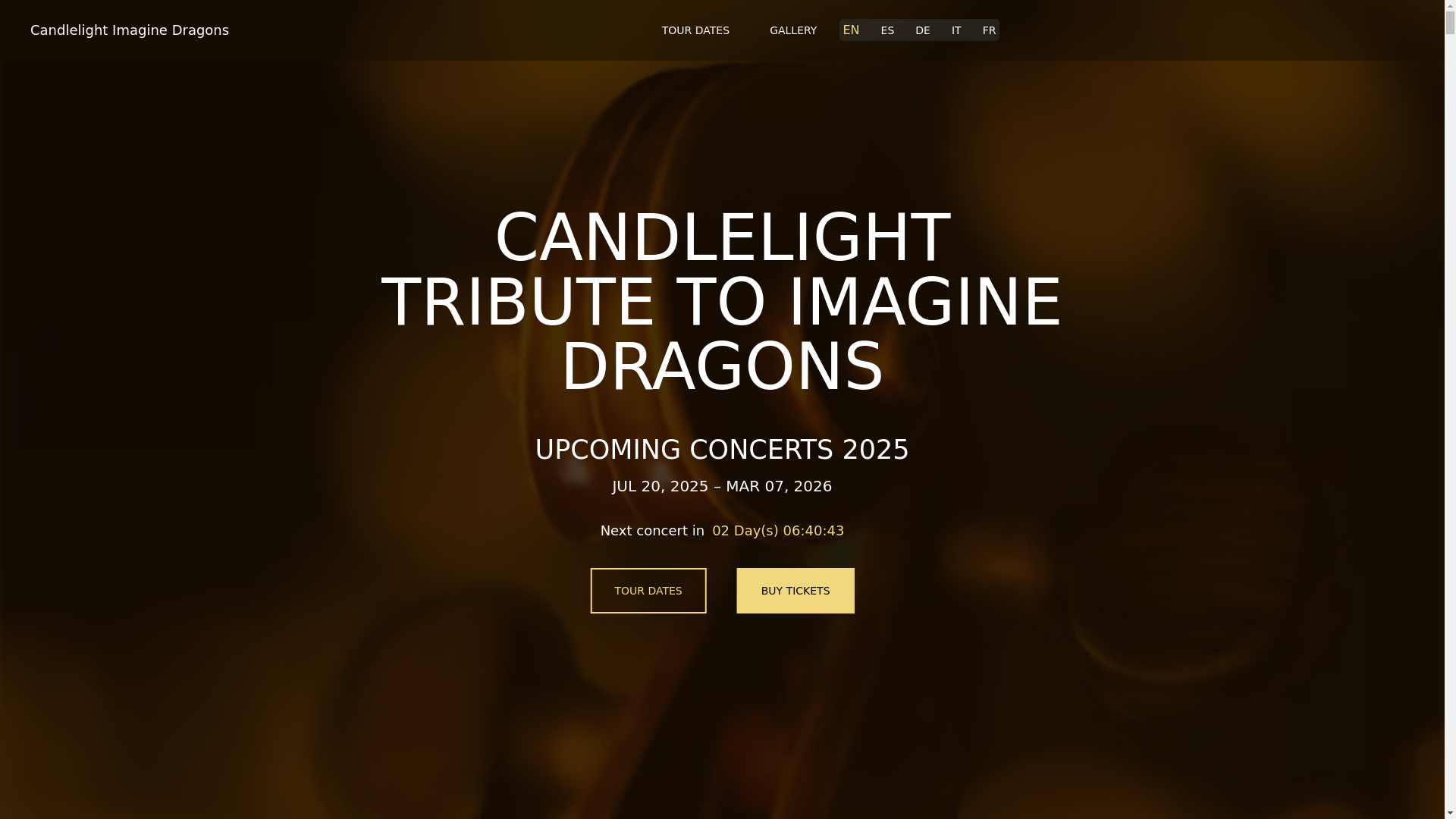 website screenshot of https://candlelightimaginedragons-com-github-io.pages.dev/