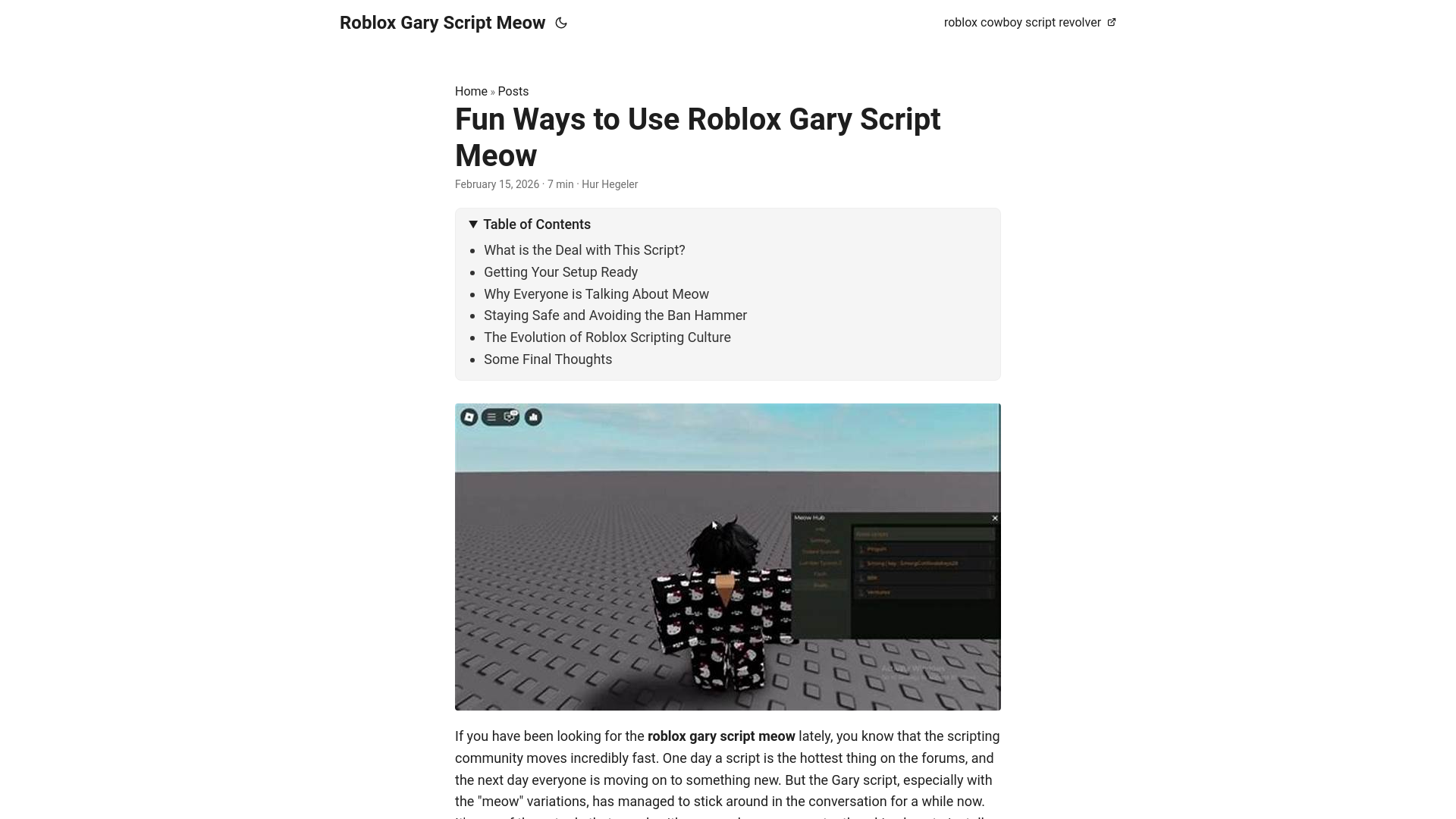 website screenshot of https://roblox-gary-script-meow.pages.dev/