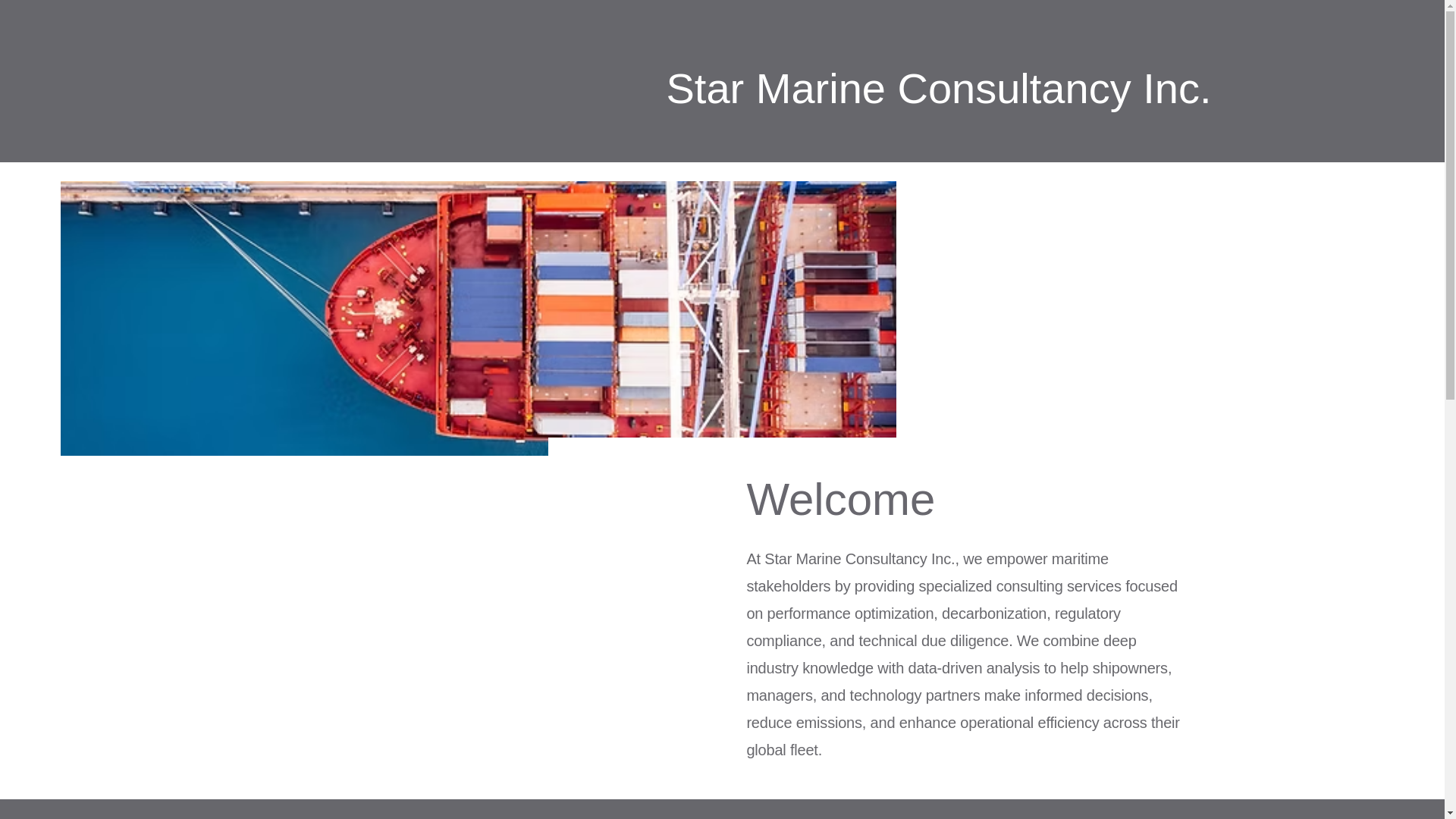 website screenshot of https://starmarineconsultancy.ca/