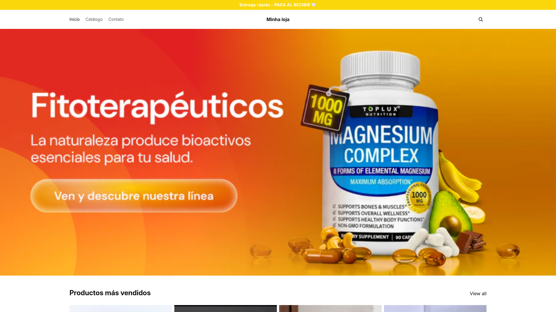 website screenshot of https://tiendabuenamigo.com/