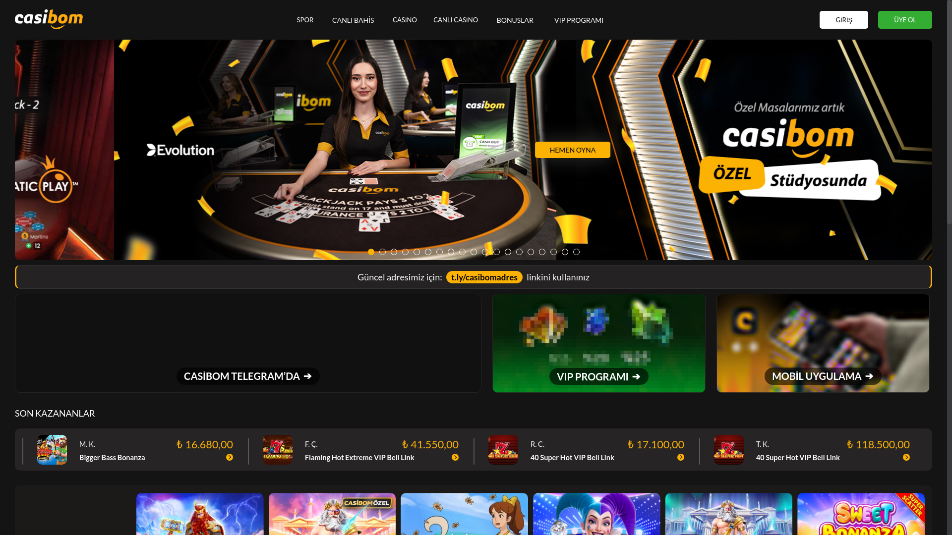 website screenshot of https://casbom976.online/
