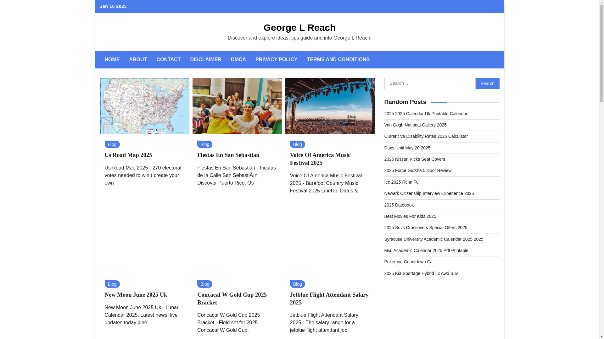 website screenshot of https://georgelreachr.pages.dev/