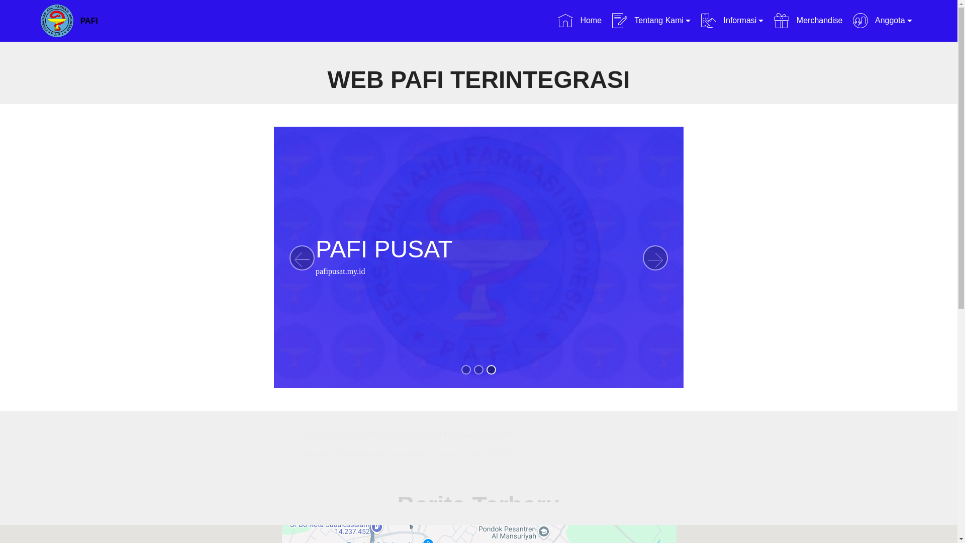 website screenshot of https://pafisubulussalam-my-id.pages.dev/