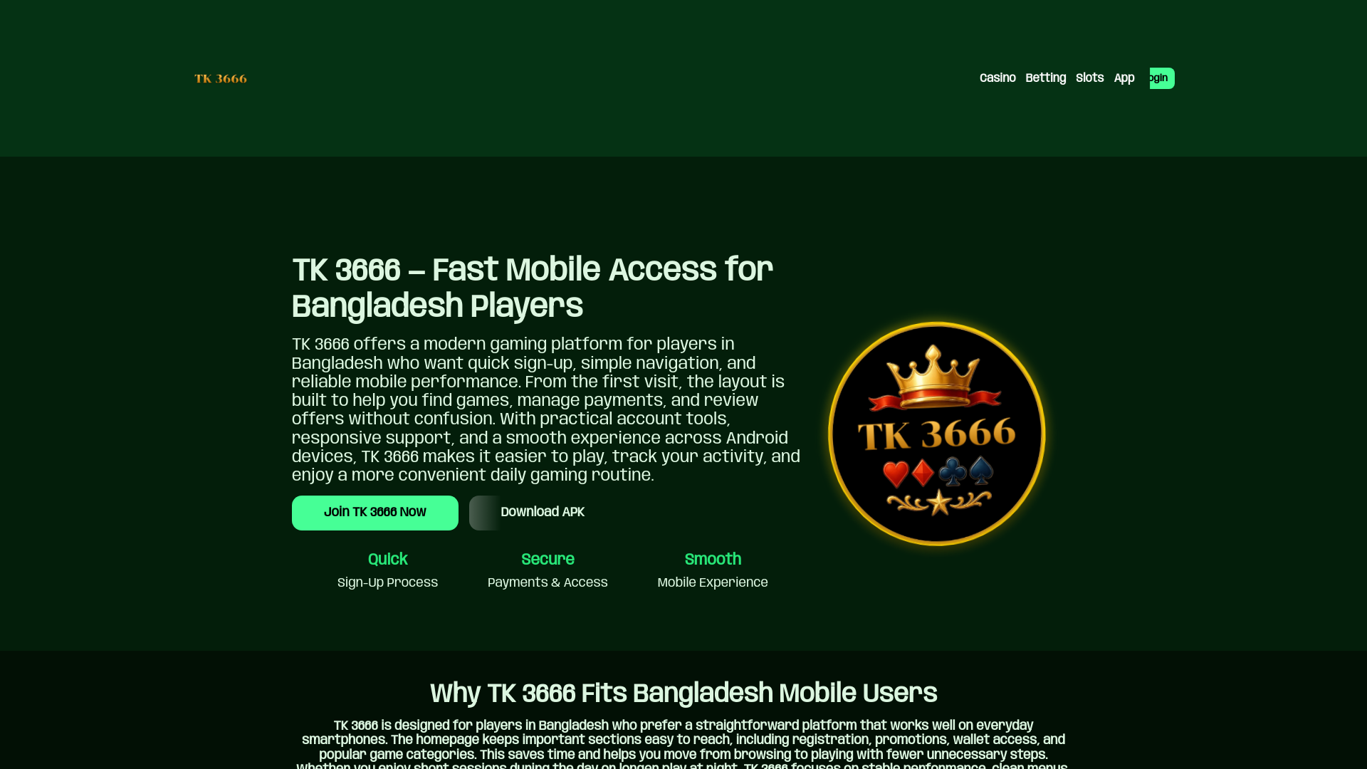 website screenshot of https://tk3666bdt.org/