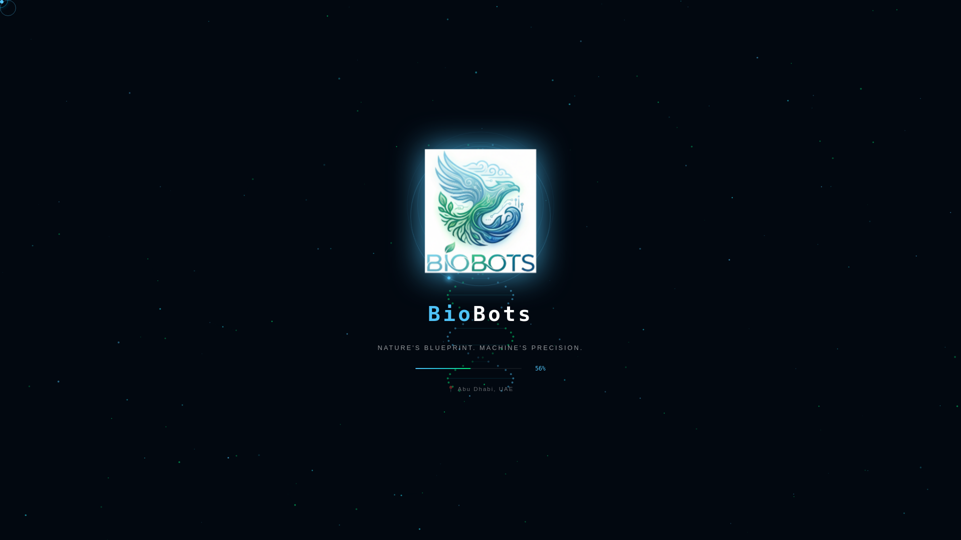 website screenshot of https://biobots.ae