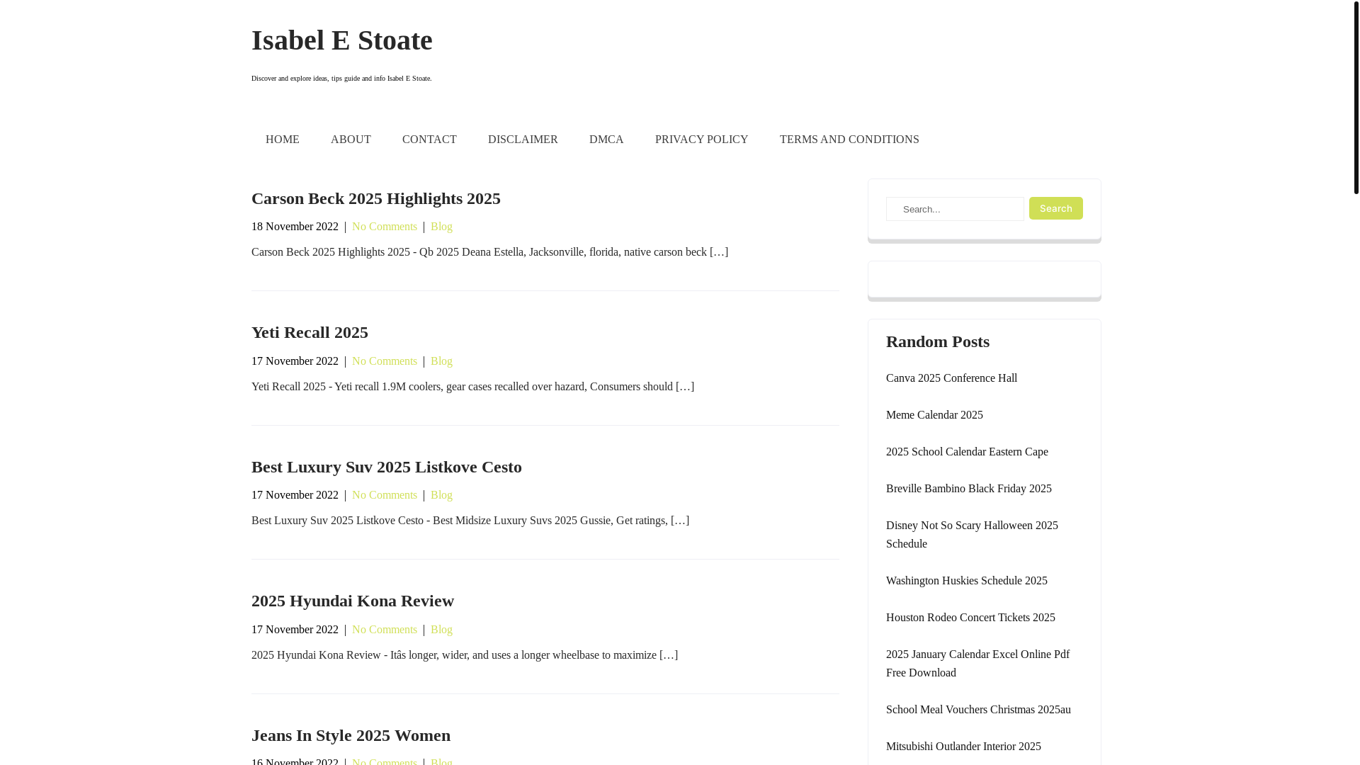 website screenshot of https://isabelestoate.pages.dev/