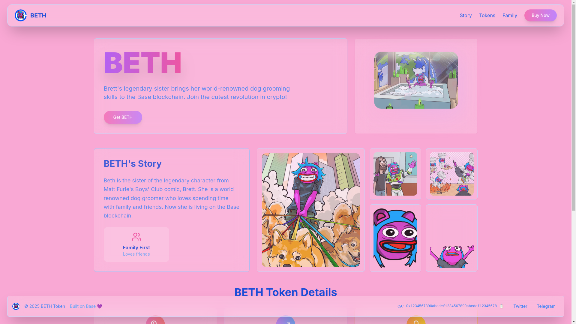 website screenshot of https://bethonbase.xyz/