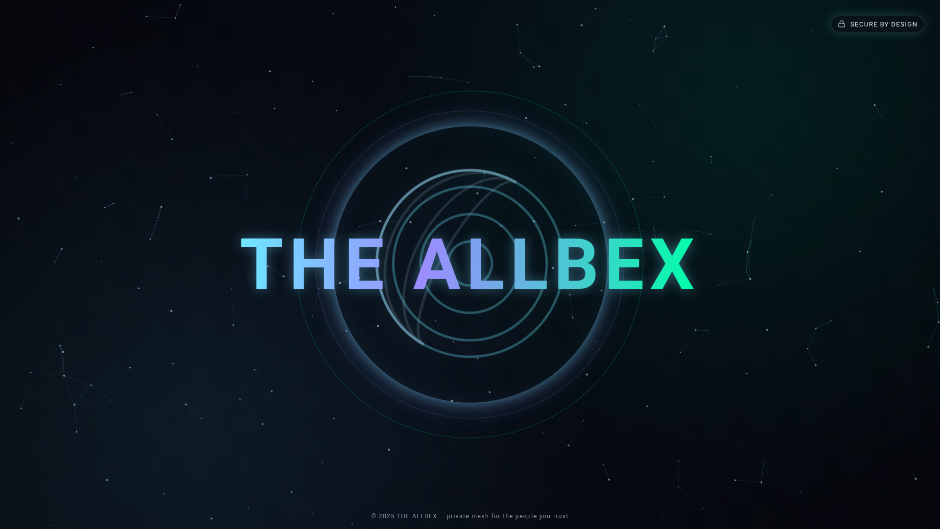 website screenshot of https://theallbex.pages.dev/