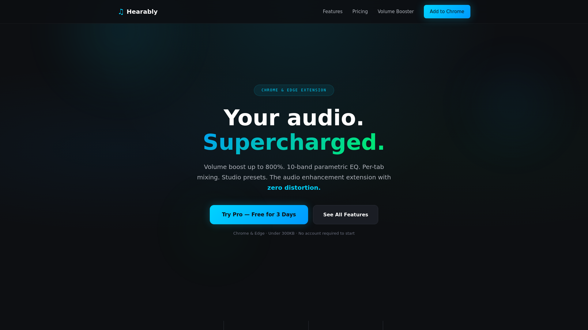 website screenshot of https://hearably-web.pages.dev/