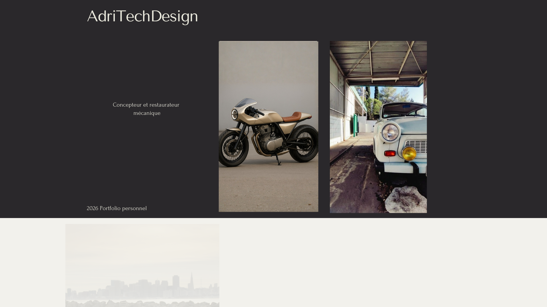 website screenshot of https://adritechdesign.com/