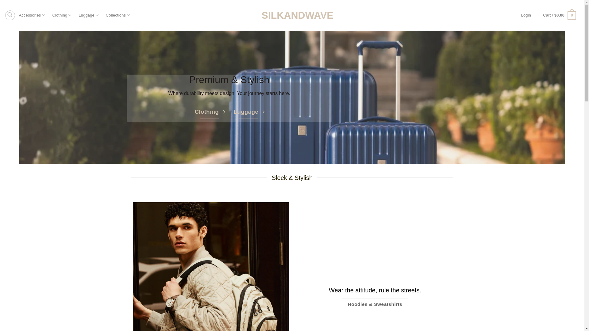 website screenshot of https://silkandwave.com/