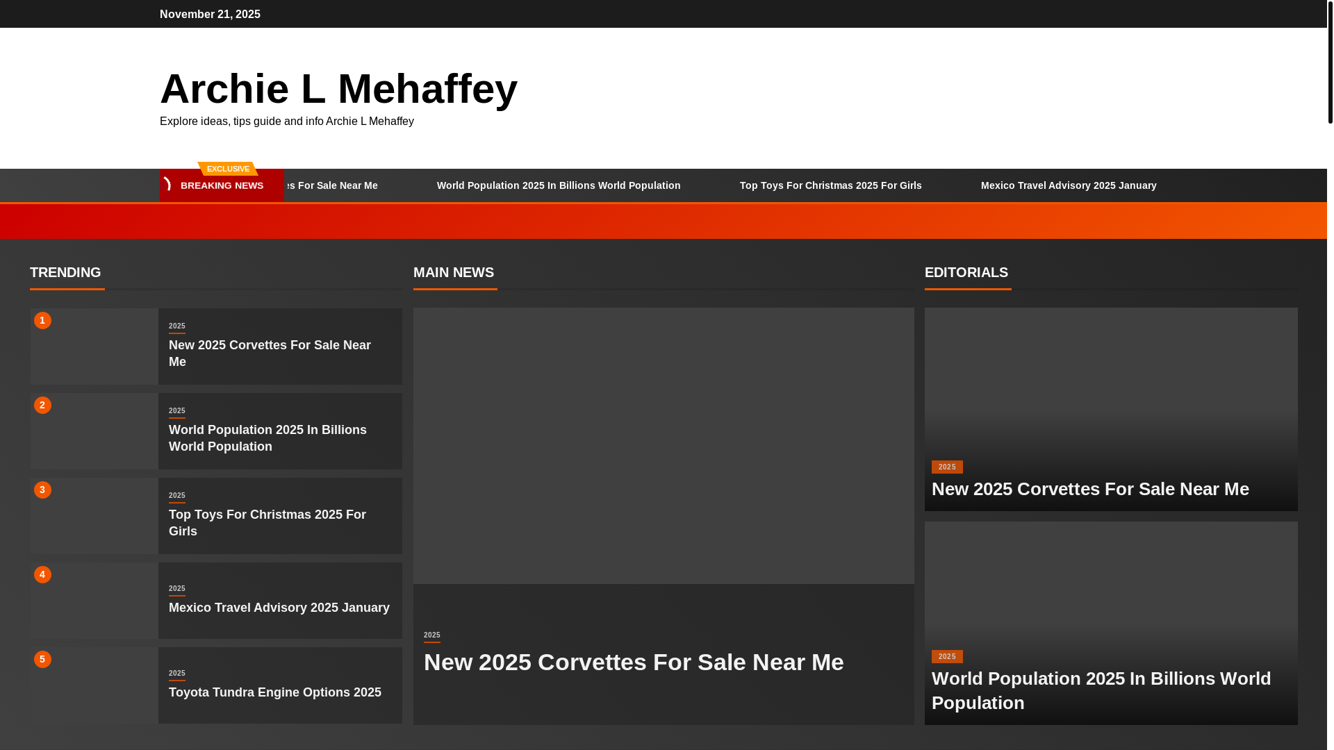 website screenshot of https://archielmehaffey.pages.dev/