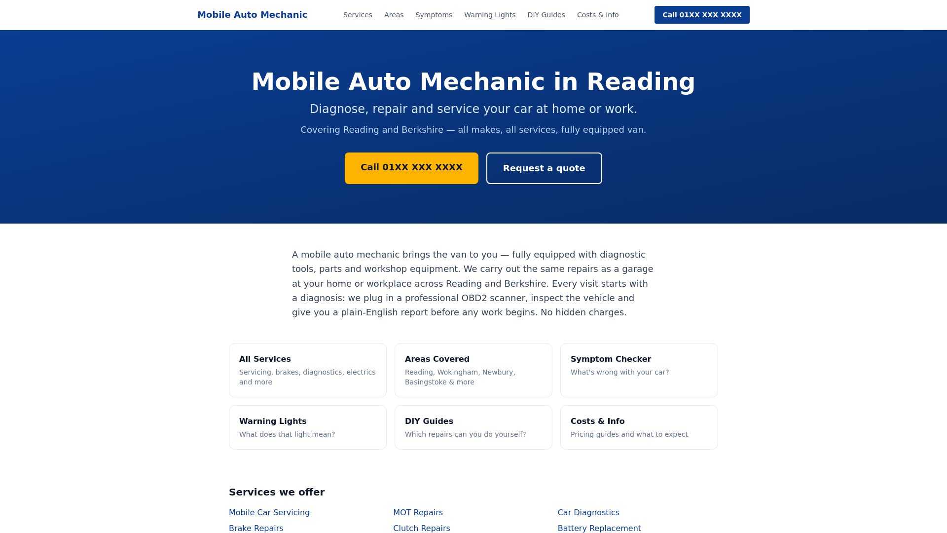 website screenshot of https://mobileautomechanic-uk.pages.dev/