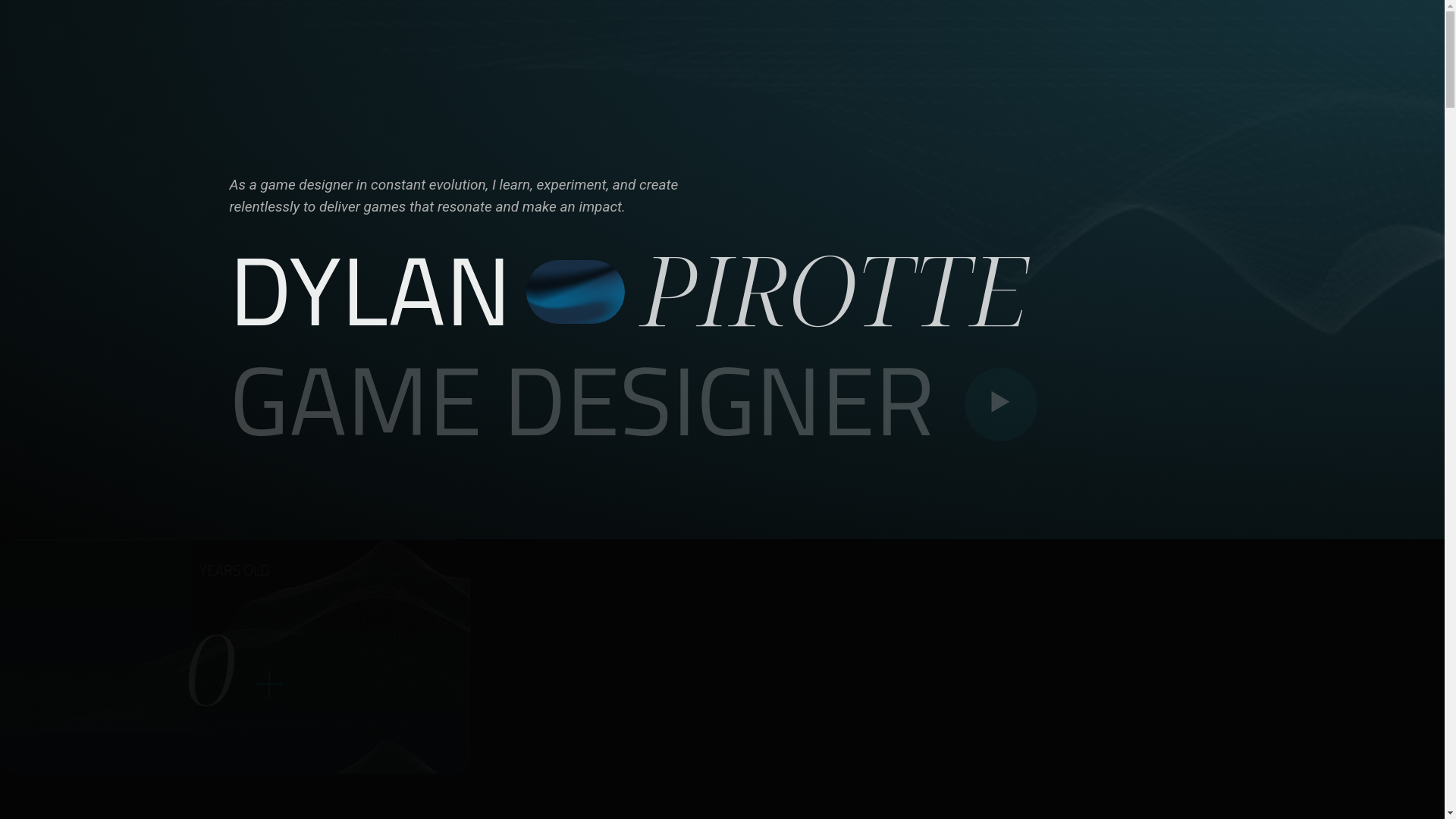 website screenshot of https://dylanpirotte.be/