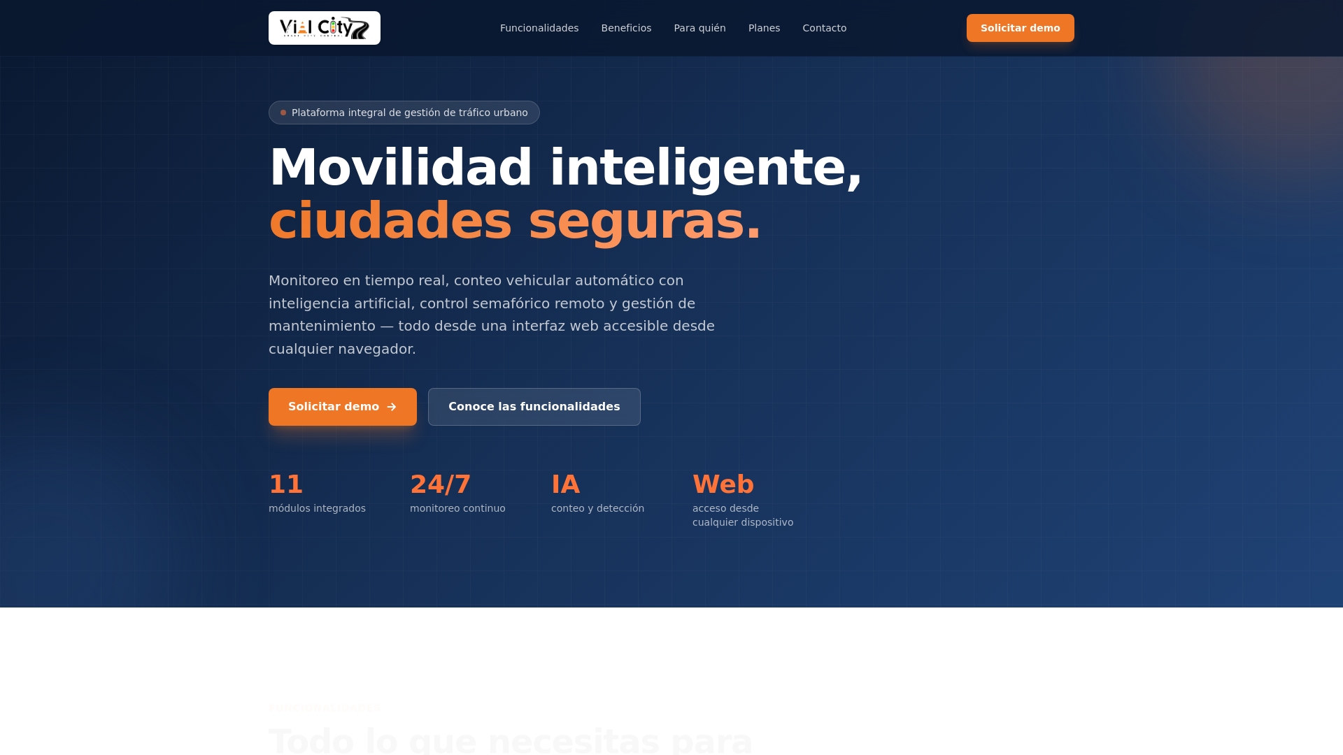 website screenshot of https://vialcity.pages.dev/
