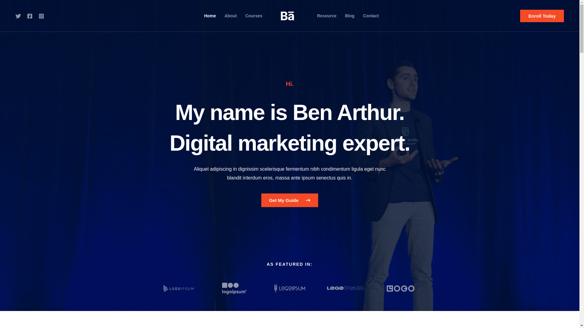 website screenshot of https://digitalacademedia.com/