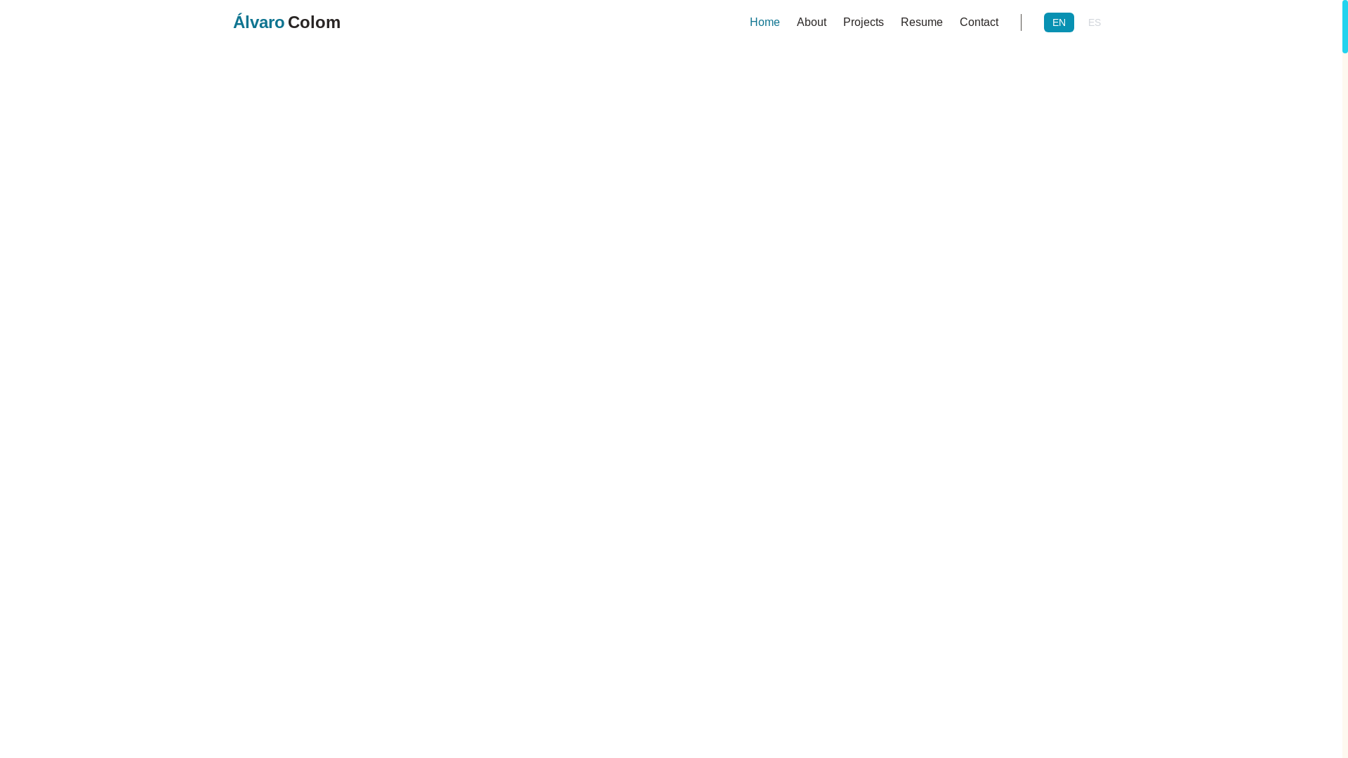 website screenshot of https://alvarocolom.dev/