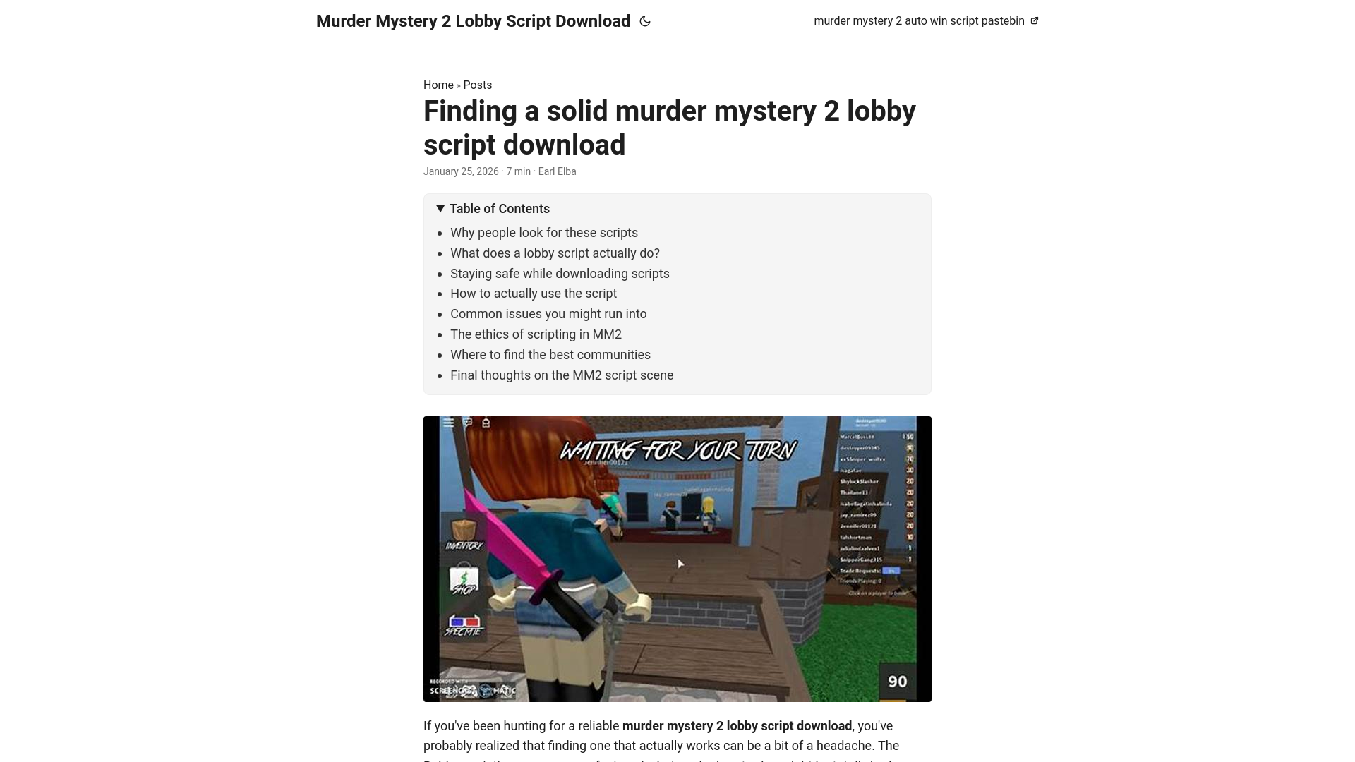 website screenshot of https://murder-mystery-2-lobby-script-download.pages.dev/