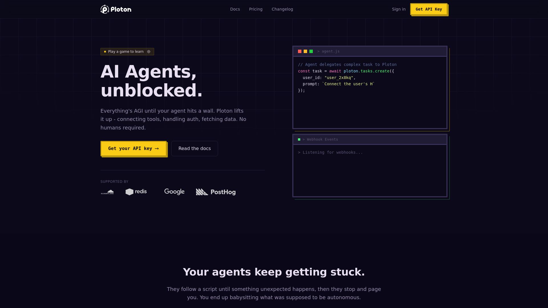 website screenshot of https://ploton-ai.pages.dev/