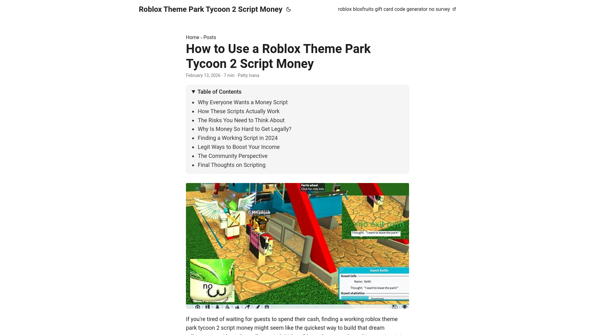 website screenshot of https://roblox-theme-park-tycoon-2-script-money.pages.dev/