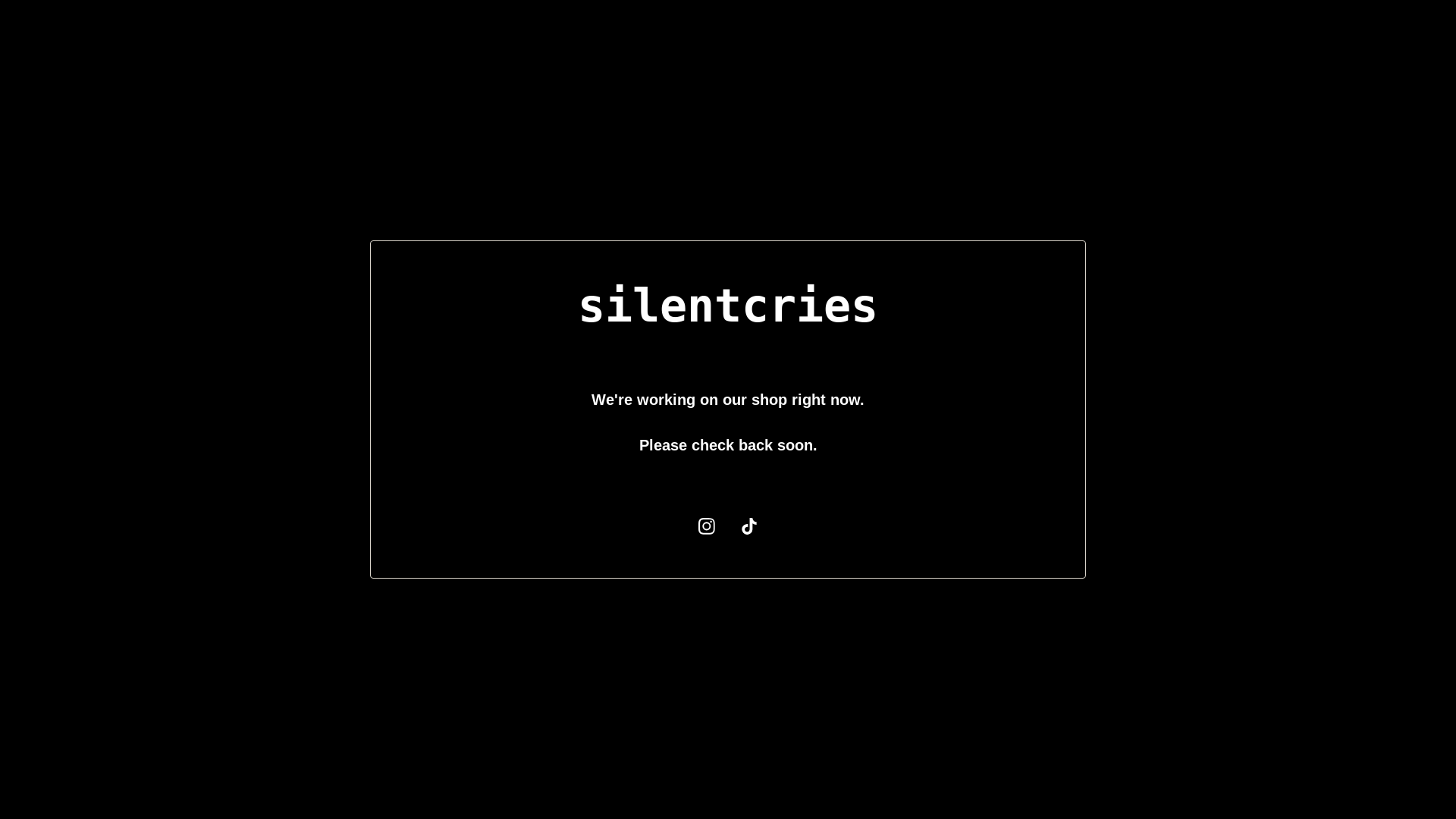 website screenshot of https://silentcries.cc/
