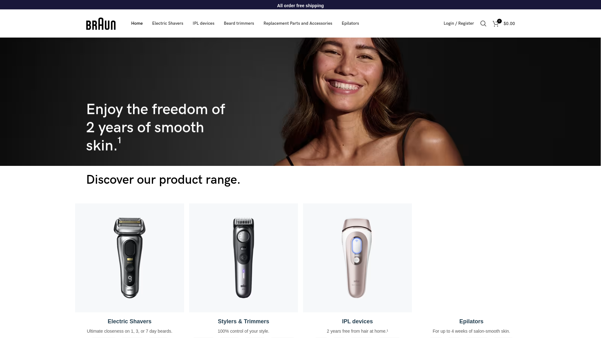 website screenshot of https://us-braun.com/