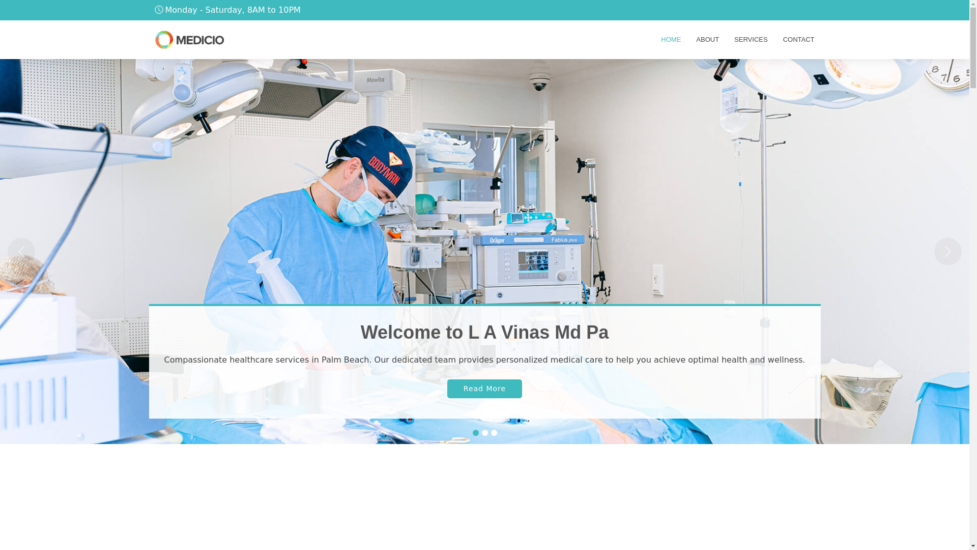 website screenshot of https://lavinosmd.pages.dev/