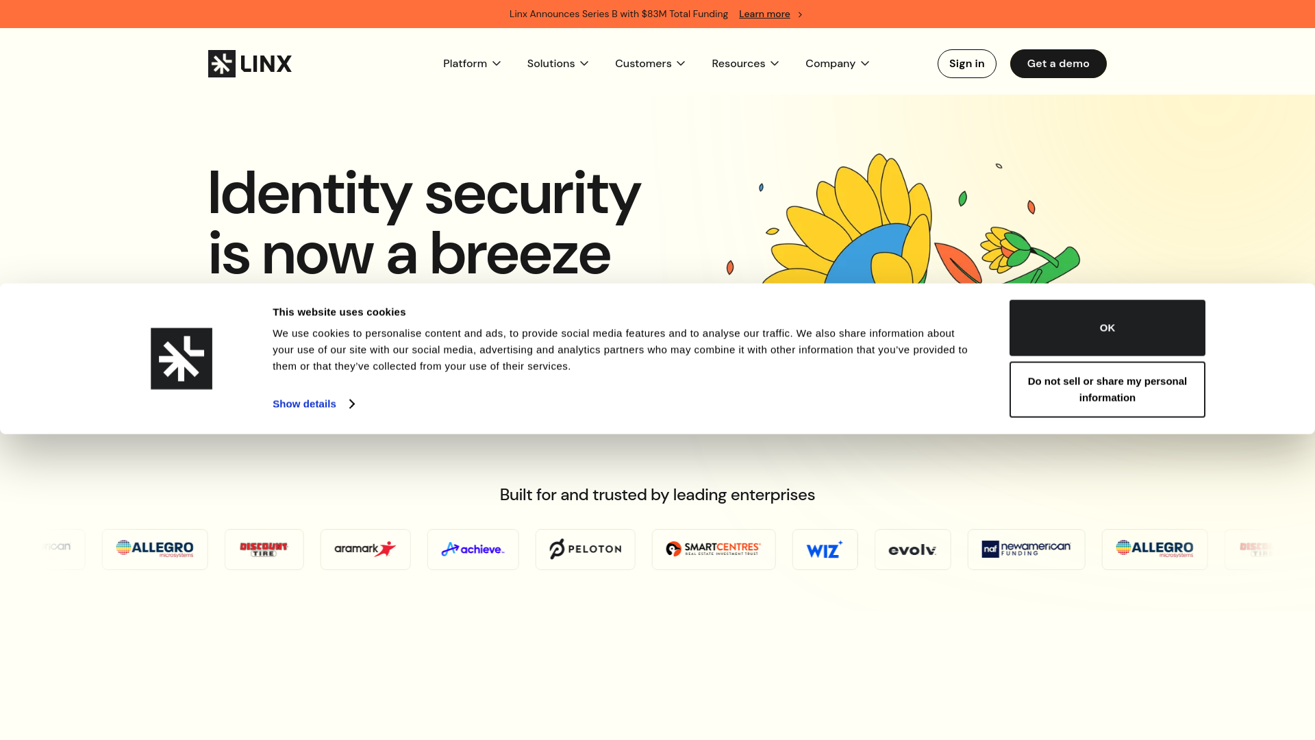 website screenshot of https://stablelinxsecurity.com
