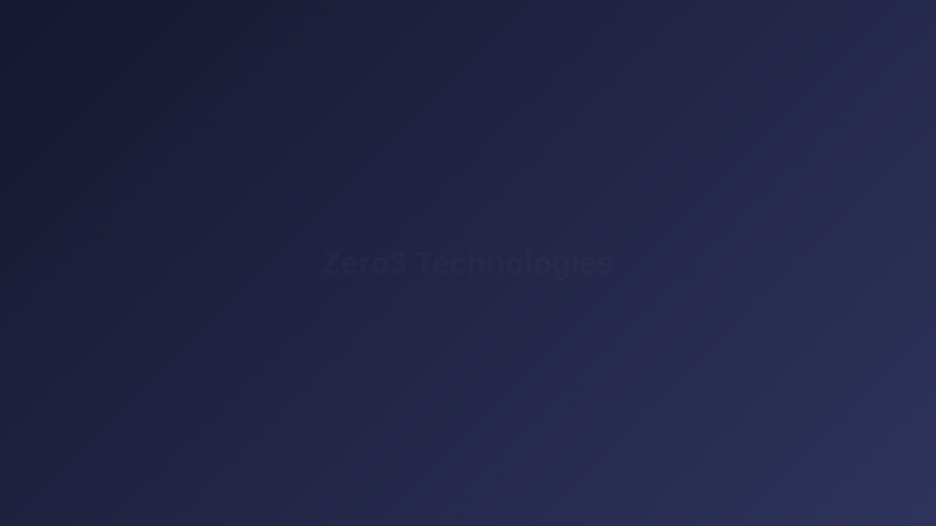 website screenshot of https://zero3technologies-frontend.pages.dev/
