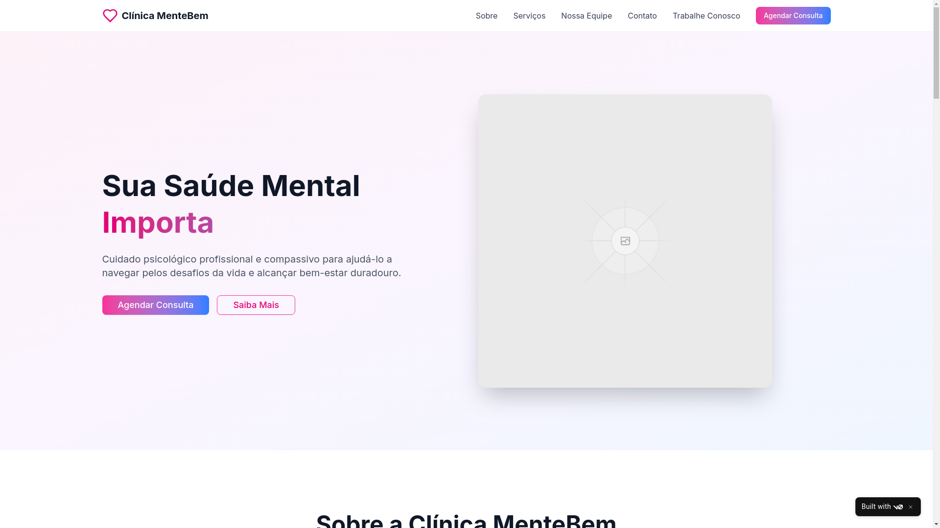 website screenshot of https://clinicaessencialize.com.br/