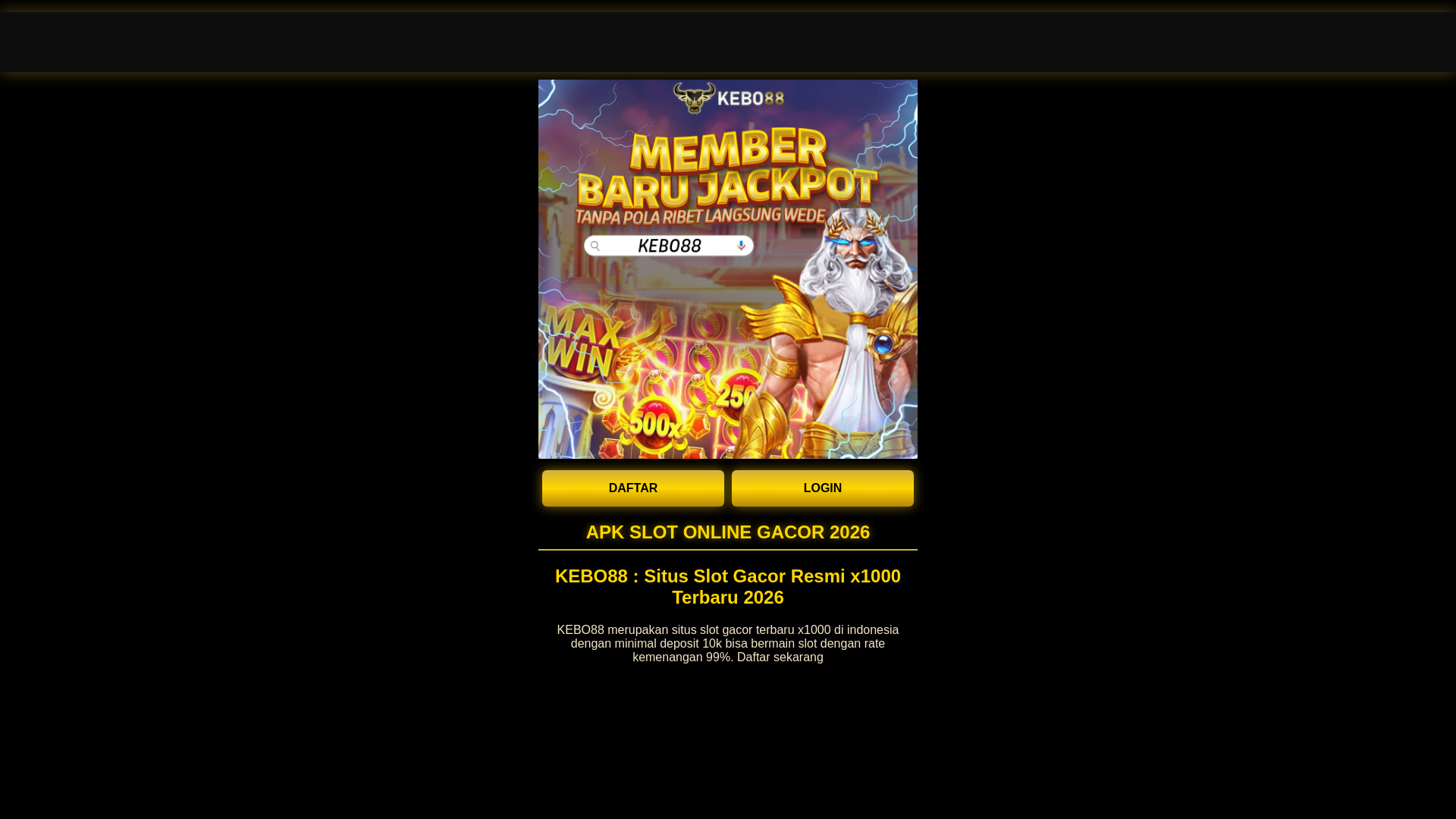 website screenshot of https://kebo88daftarr5.pages.dev/