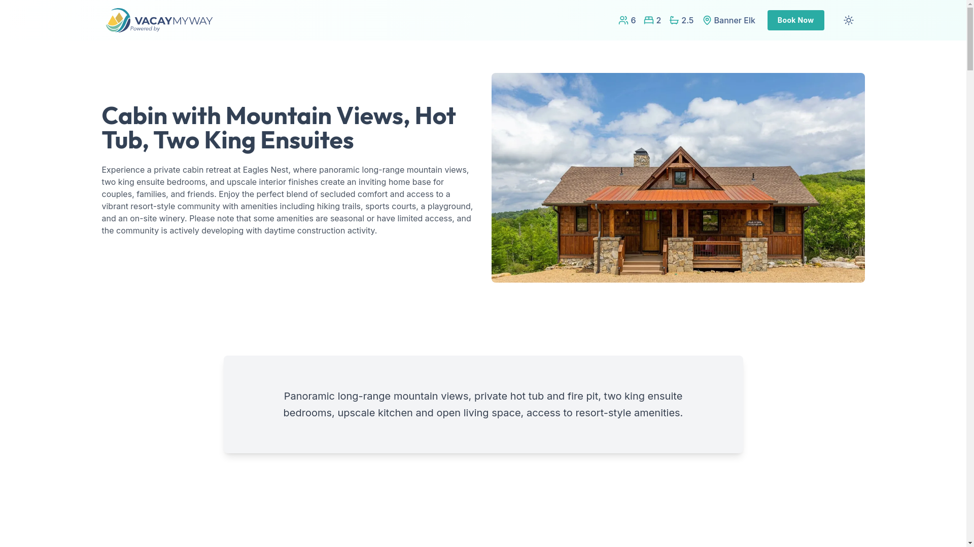 website screenshot of https://hikeview.camp/
