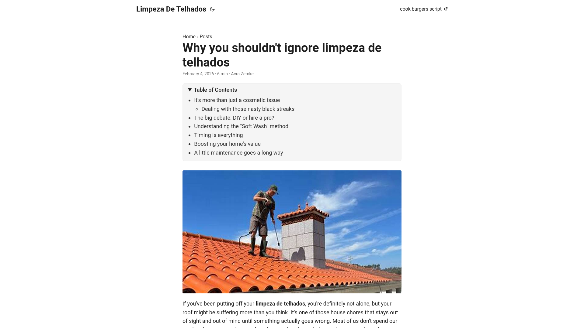 website screenshot of https://limpeza-de-telhados.pages.dev/