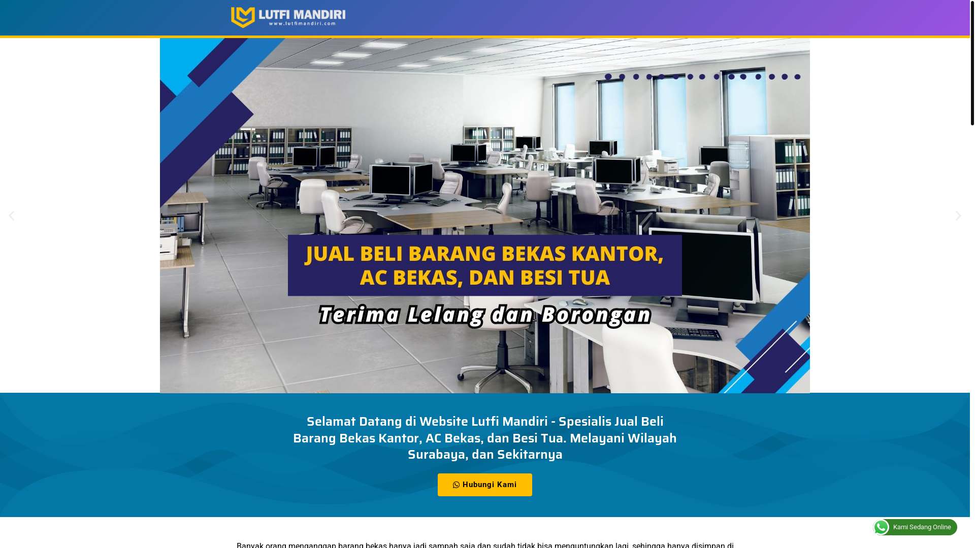 website screenshot of https://soffimandiri.com/