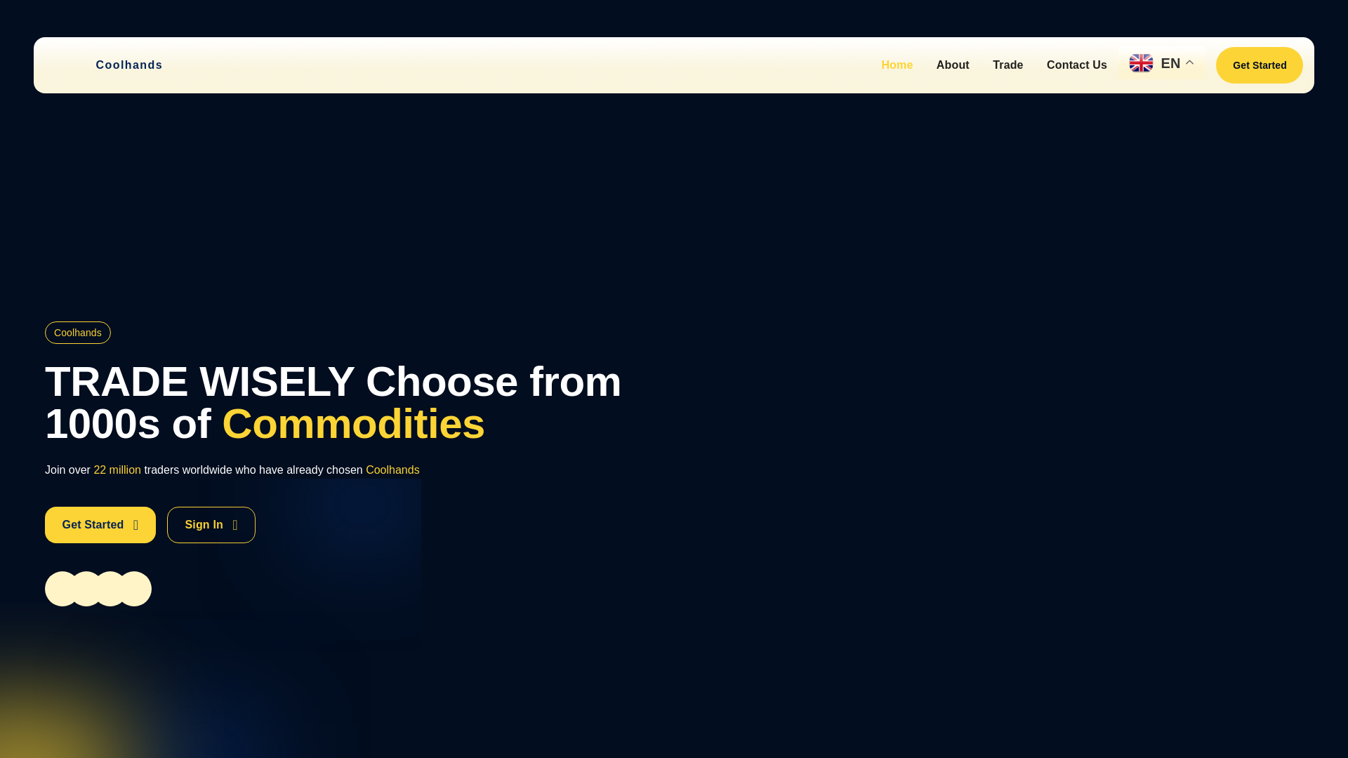 website screenshot of https://coolhandiss.live/