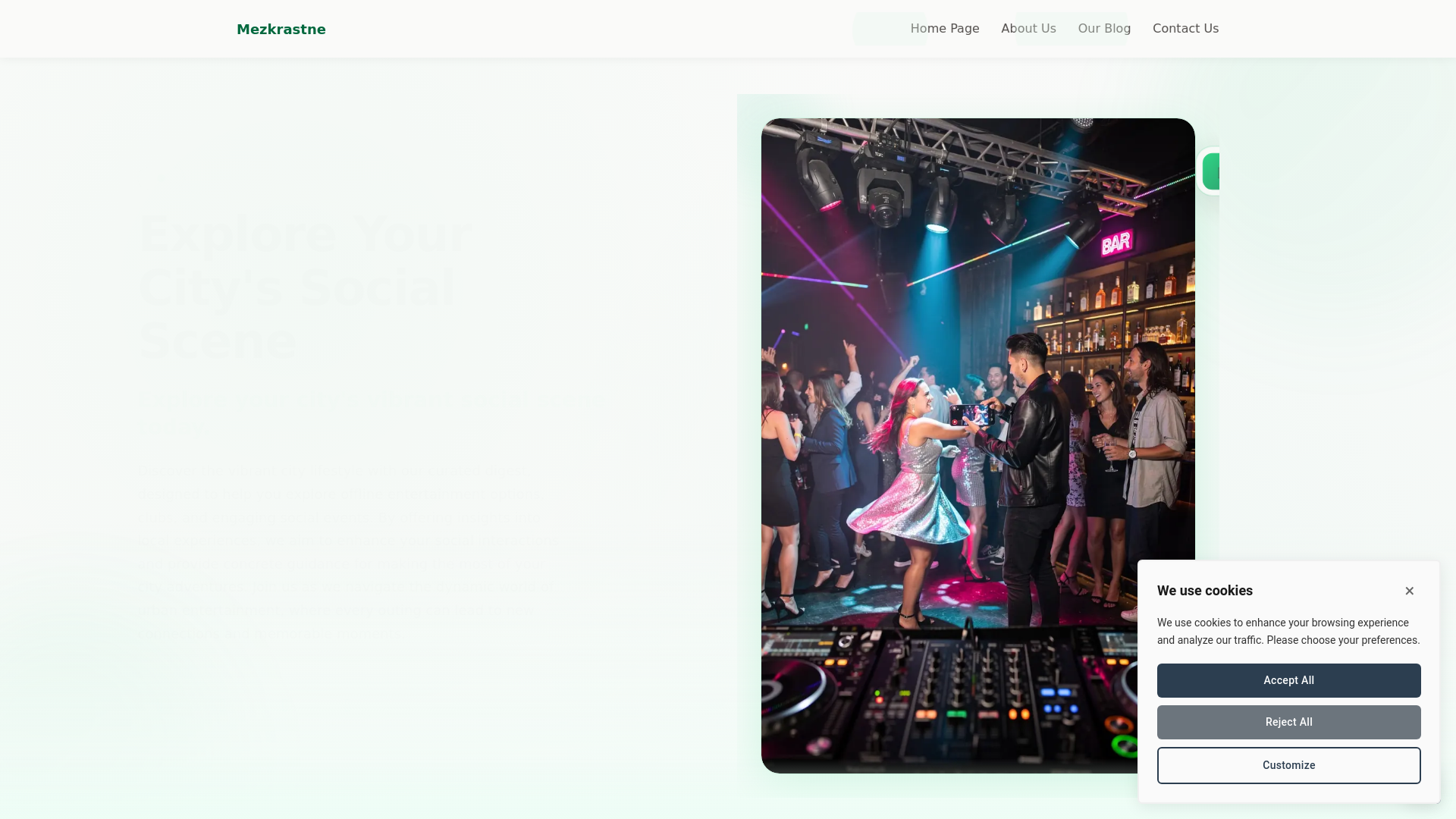 website screenshot of https://mezkrastne.org